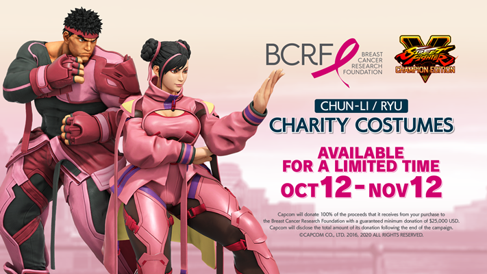 Street Fighter V ajuda na campanha contra o câncer de mama 2